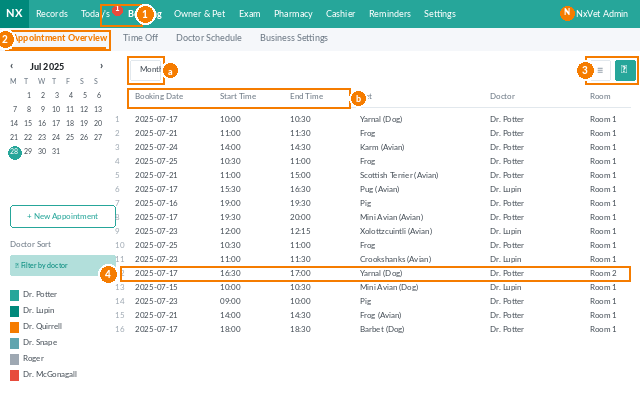 booking overview screenshot 1 of 7