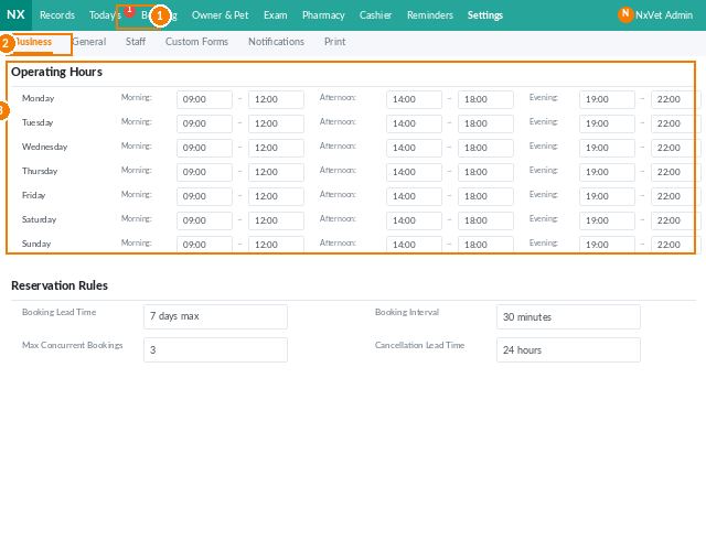 business settings screenshot 7 of 7