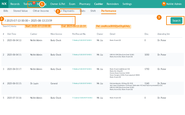 performance allocation screenshot 1 of 7