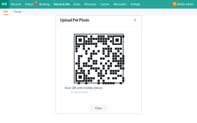 Mobile Upload QR Code